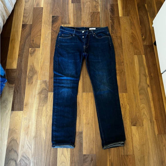 All Saints Dark Blue Wash Rex Slim Fit Jean - Picture 3 of 4